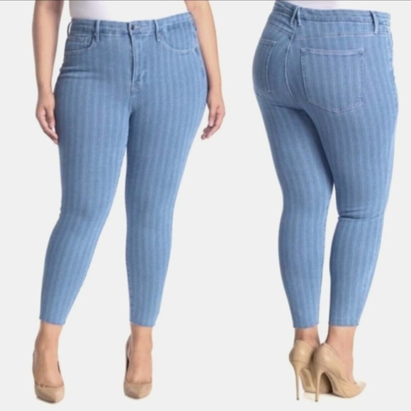 Good American Denim - Good American Good Leg Crop Jeans Size 18